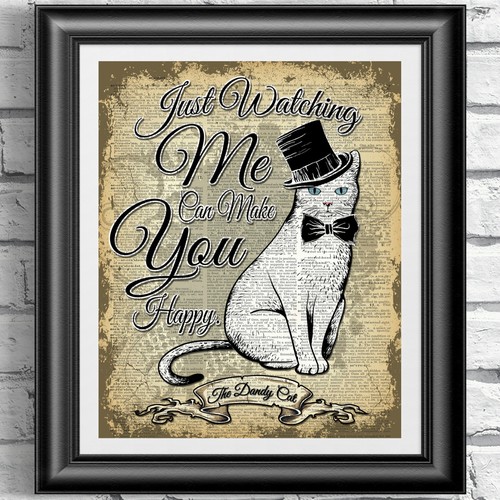 Art print original - original, antique