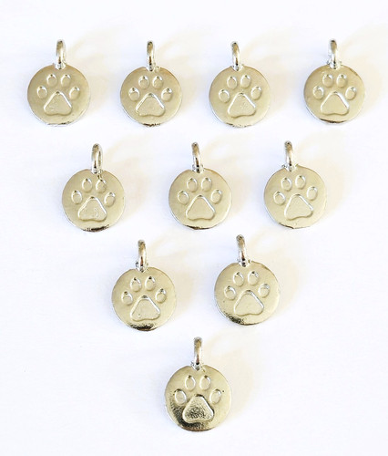 10x antique silver pet dog - antique,