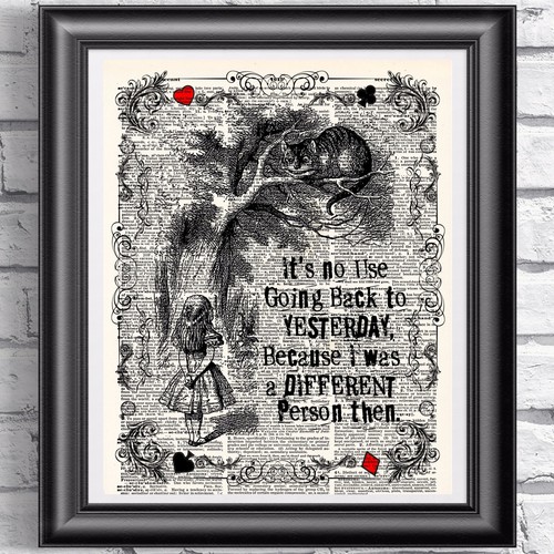Original art print dictionary - original,