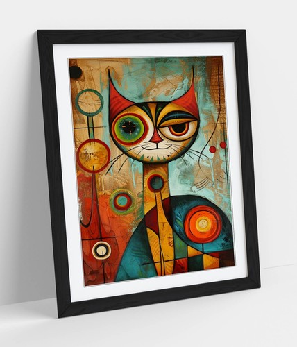 Cool cat abstract - cat,
