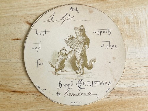 Singing cats antique - cats,