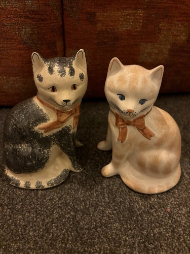 Cat antique figures - antique,