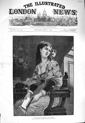 Old antique print 1876 - print,