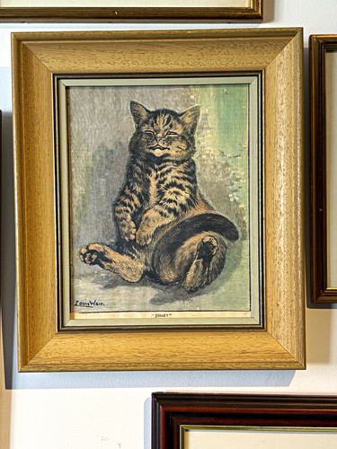 Antique louis wain - antique,