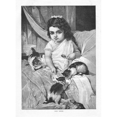 Early visitors victorian child - visitors,