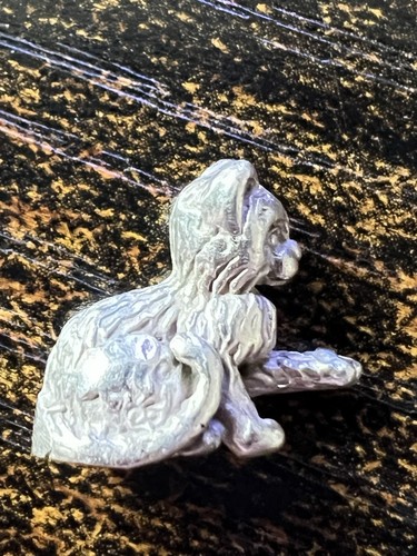 Miniature 925 solid - silver, cat