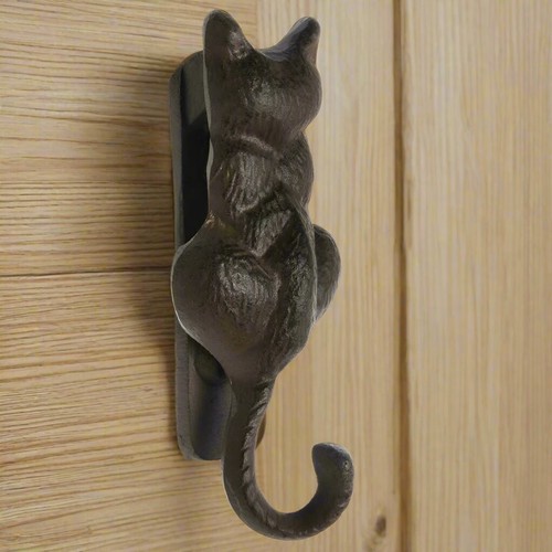 Cast iron cat antique - iron,