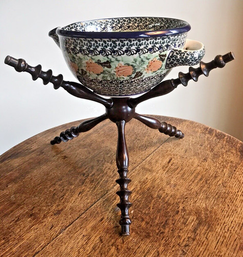 Welsh treen antique fruitwood - welsh,