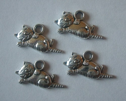 Cat kitty charms - 25, x