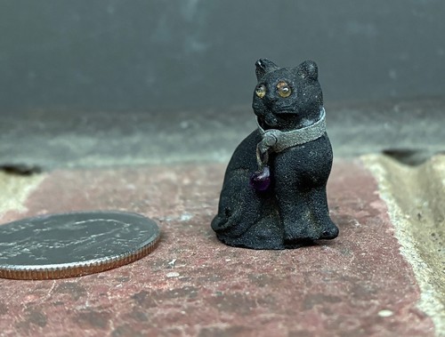 Antique czech miniature black - antique,