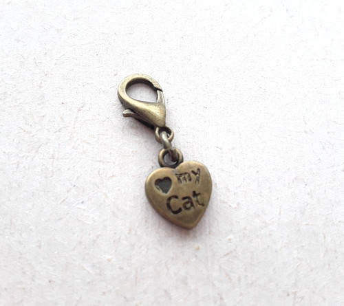 Love cat heart antique - my,