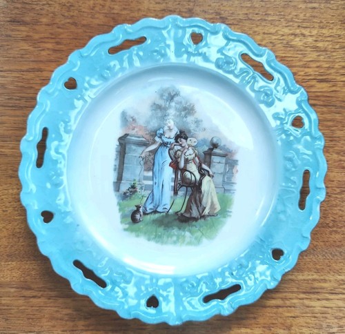 Blue vintage antique wall - blue,