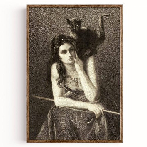 Woman with cat shoulder - with, on