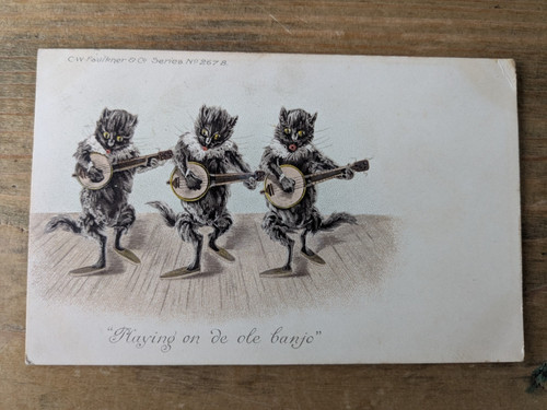 Antique faulkner cat - antique,