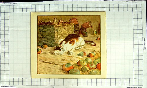 Original old antique print - original,