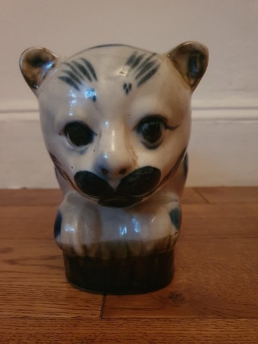 Antique chinese ceramic cat - chinese,