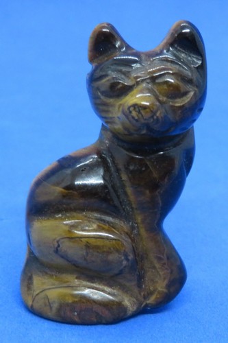 Carved brown tiger eye stone