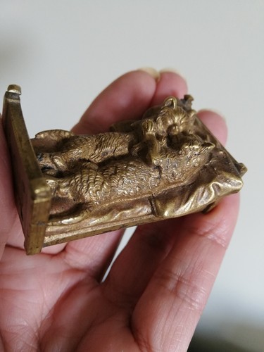 Charming antique bronze of - charming,