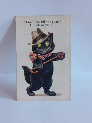 Antique anthropomorphic comic - antique,